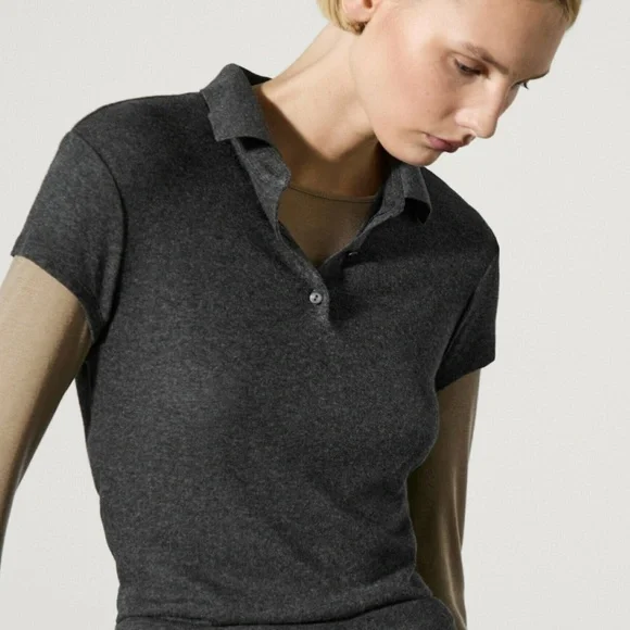 Mango SELECTION WOOL Button Up Polo Size XS - Picture 1 of 7